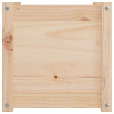 VidaXL Jardinières d'extérieur 2 pcs 40x40x40 cm Bois de pin massif 6 VidaXL Jardinières d'extérieur 2 pcs 40x40x40 cm Bois de pin massif – Image 6