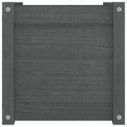 VidaXL Jardinières d'extérieur 2 pcs Gris 40x40x40 cm Bois de pin 11 VidaXL Jardinières d'extérieur 2 pcs Gris 40x40x40 cm Bois de pin -Pots & cache-pots Soldes 2022 image 6 810539