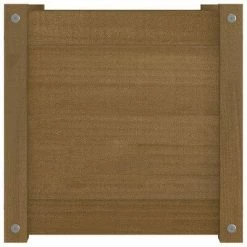 VidaXL Jardinières d'extérieur 2 pcs Marron miel 40x40x40cm Pin massif -Pots & cache-pots Soldes 2022 image 6 810541