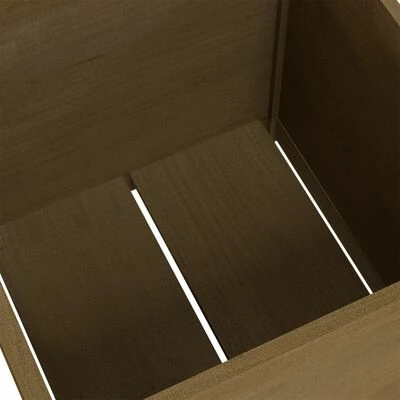 VidaXL Jardinière d'extérieur Marron miel 60x60x60 cm Bois de pin 6 VidaXL Jardinière d'extérieur Marron miel 60x60x60 cm Bois de pin – Image 6