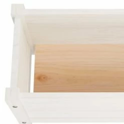 VidaXL Lit surélevé de jardin Blanc 150x31x31 cm Bois de sapin massif -Pots & cache-pots Soldes 2022 image 6 810741