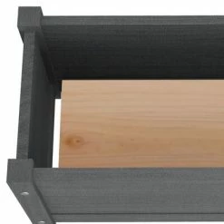 VidaXL Lit surélevé de jardin Gris 150x31x31 cm Bois de sapin massif -Pots & cache-pots Soldes 2022 image 6 810743