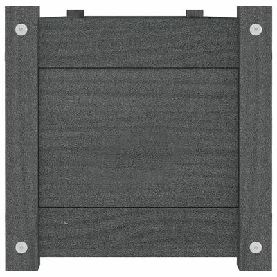 VidaXL Lits surélevés de jardin 2 pcs Gris 150x31x31 cm Bois de sapin 6 VidaXL Lits surélevés de jardin 2 pcs Gris 150x31x31 cm Bois de sapin – Image 6