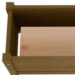 VidaXL Lit surélevé de jardin Marron miel 150x31x31 cm Bois de sapin -Pots & cache-pots Soldes 2022 image 6 810745