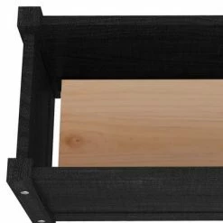 VidaXL Lit surélevé de jardin Noir 150x31x31 cm Bois de sapin massif -Pots & cache-pots Soldes 2022 image 6 810747