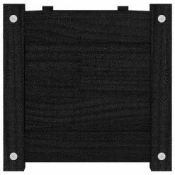 VidaXL Lits surélevés de jardin 2 pcs Noir 150x31x31cm Bois de sapin -Pots & cache-pots Soldes 2022 image 6 810748