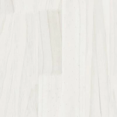 VidaXL Jardinière d'extérieur Blanc 150x50x50 cm Bois de pin massif 6 VidaXL Jardinière d'extérieur Blanc 150x50x50 cm Bois de pin massif – Image 6