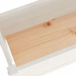 VidaXL Jardinière d'extérieur Blanc 110x31x70 cm Bois de pin massif -Pots & cache-pots Soldes 2022 image 6 810831
