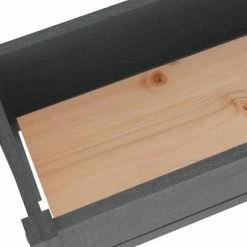 VidaXL Jardinière d'extérieur Gris 110x31x70 cm Bois de pin massif -Pots & cache-pots Soldes 2022 image 6 810833